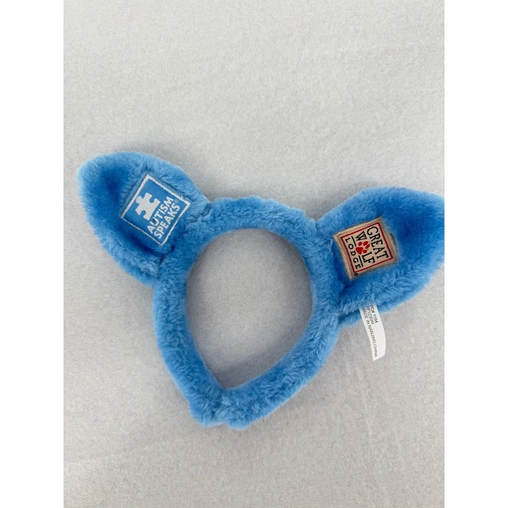 Great Wolf Lodge Headband Blue Autism Speaks Wolf Ears